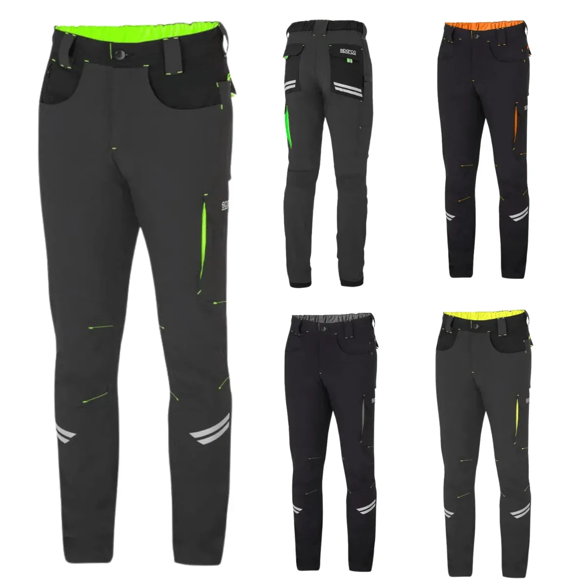Pantaloni da Lavoro Estivi Sparco Tech Light Kansas Leggeri