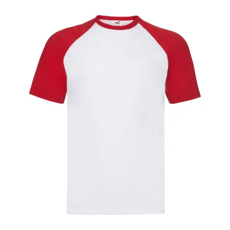 T-shirt Bicolore Fruit of The Loom 100% Cotone Unisex