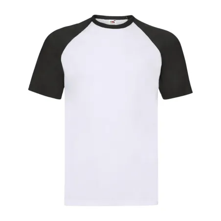 T-shirt Bicolore Fruit of The Loom 100% Cotone Unisex