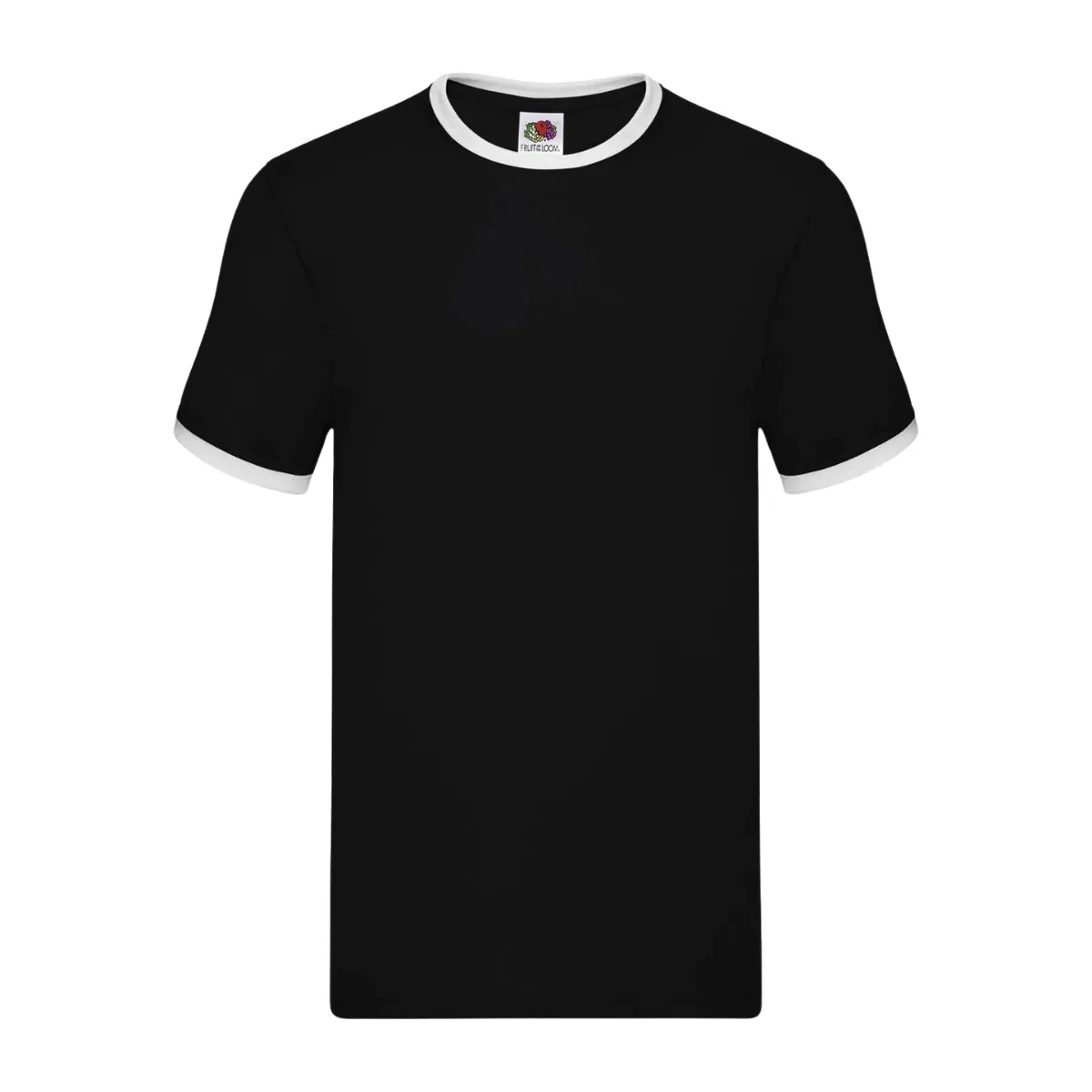T-shirt Fruit of The Loom Ringer 100% Cotone Unisex