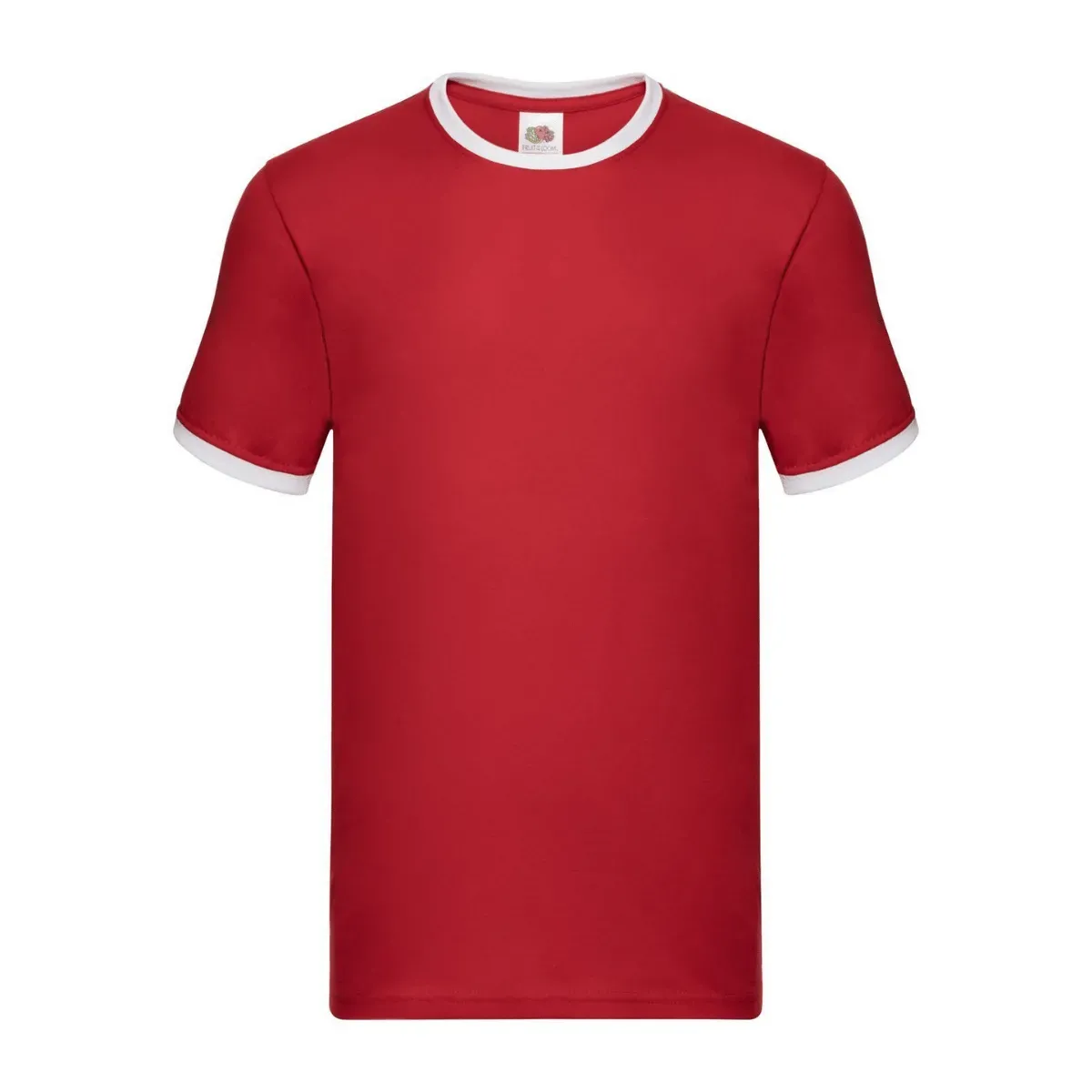 T-shirt Fruit of The Loom Ringer 100% Cotone Unisex