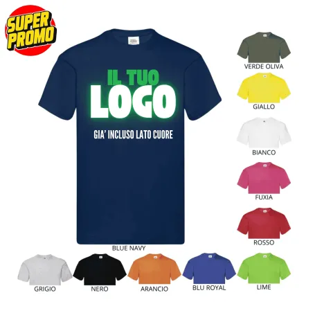 Magliette Personalizzate con Logo a Colori