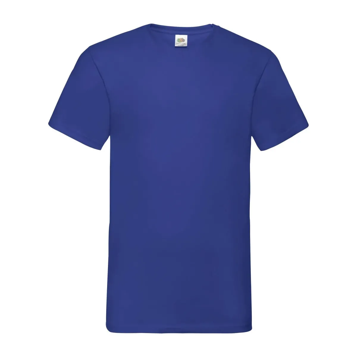 T-Shirt Fruit of The Loom Unisex Scollo a V in Cotone