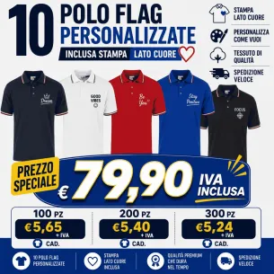 Polo Personalizzate con Logo a Colori
