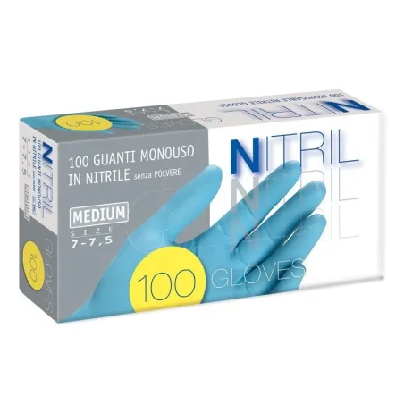 Guanti in Nitrile Senza Polvere ICO ENLL (Conf 100 Pz) | Codice ENLL