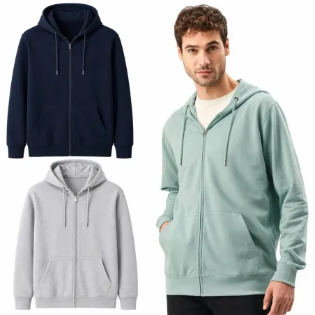 Felpe con Zip e Cappuccio Personalizzabili | Comfort e Stile Casual