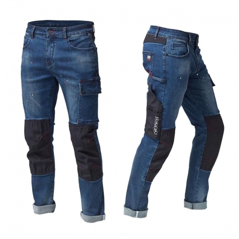 Pantaloni da Lavoro in Jeans Siggi Speed
