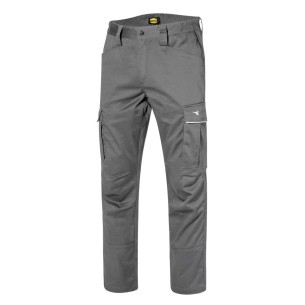 Pantaloni da Lavoro Diadora Stretch Cargo | Grigio | Codice 177649-75070