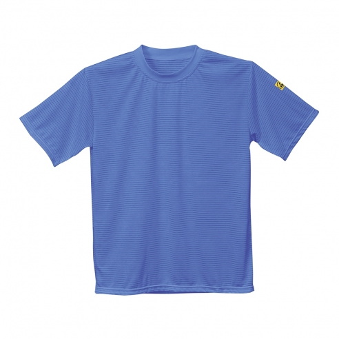 T-Shirt Da Lavoro Blu Antistatica Esd