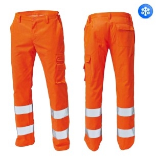 Pantaloni Alta Visibilita Invernali Siggi | Arancioni | Codice SE0334-0898