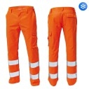 Pantaloni Alta Visibilita Invernali Siggi | Arancioni | Codice SE0334-0898