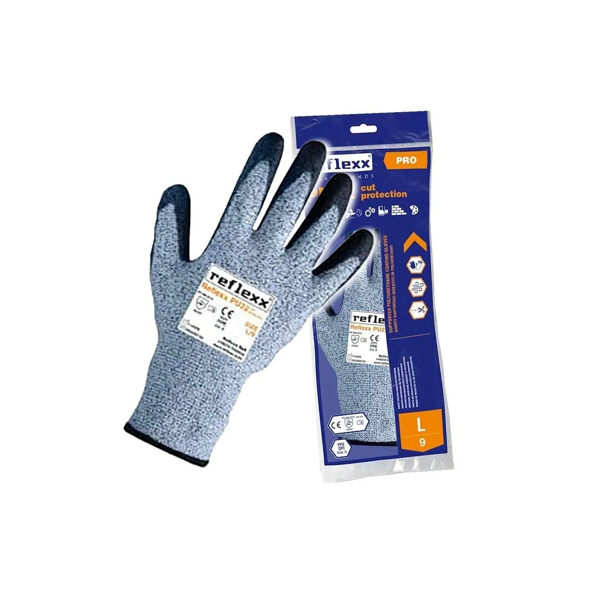 Guanti Anti Taglio Professionali Reflexx PU22 | Codice PU22