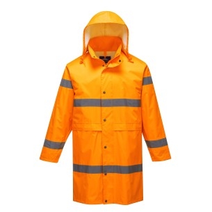 Cappotto Impermeabile Ad Alta Visibilita' Arancione | Codice H442A