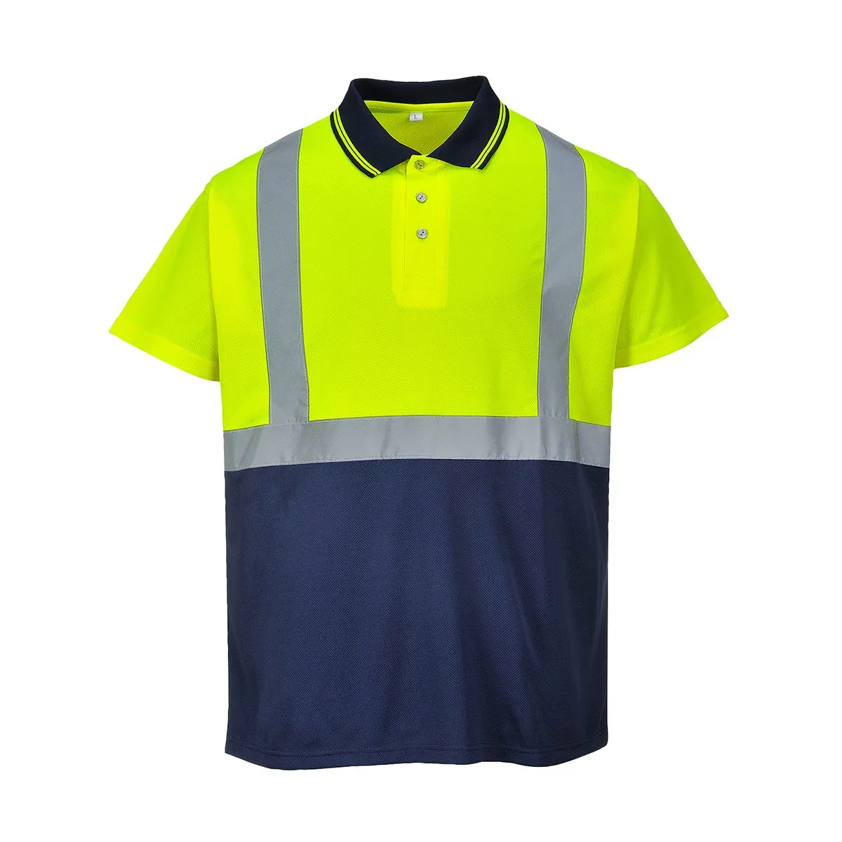 Polo Ad Alta Visibilita' Giallo/Navy | Codice S479G