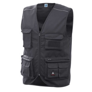 Gilet da Lavoro Multi Tasche Siggi Chrome - Grigio | Codice GT0147-GR