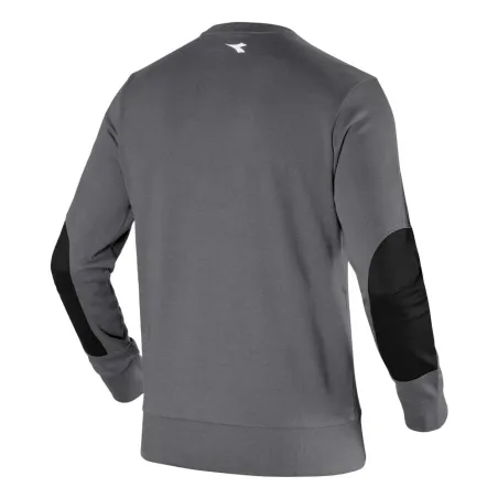 Felpa da Lavoro Diadora Crew | Steel Grey | Codice 178756-75070
