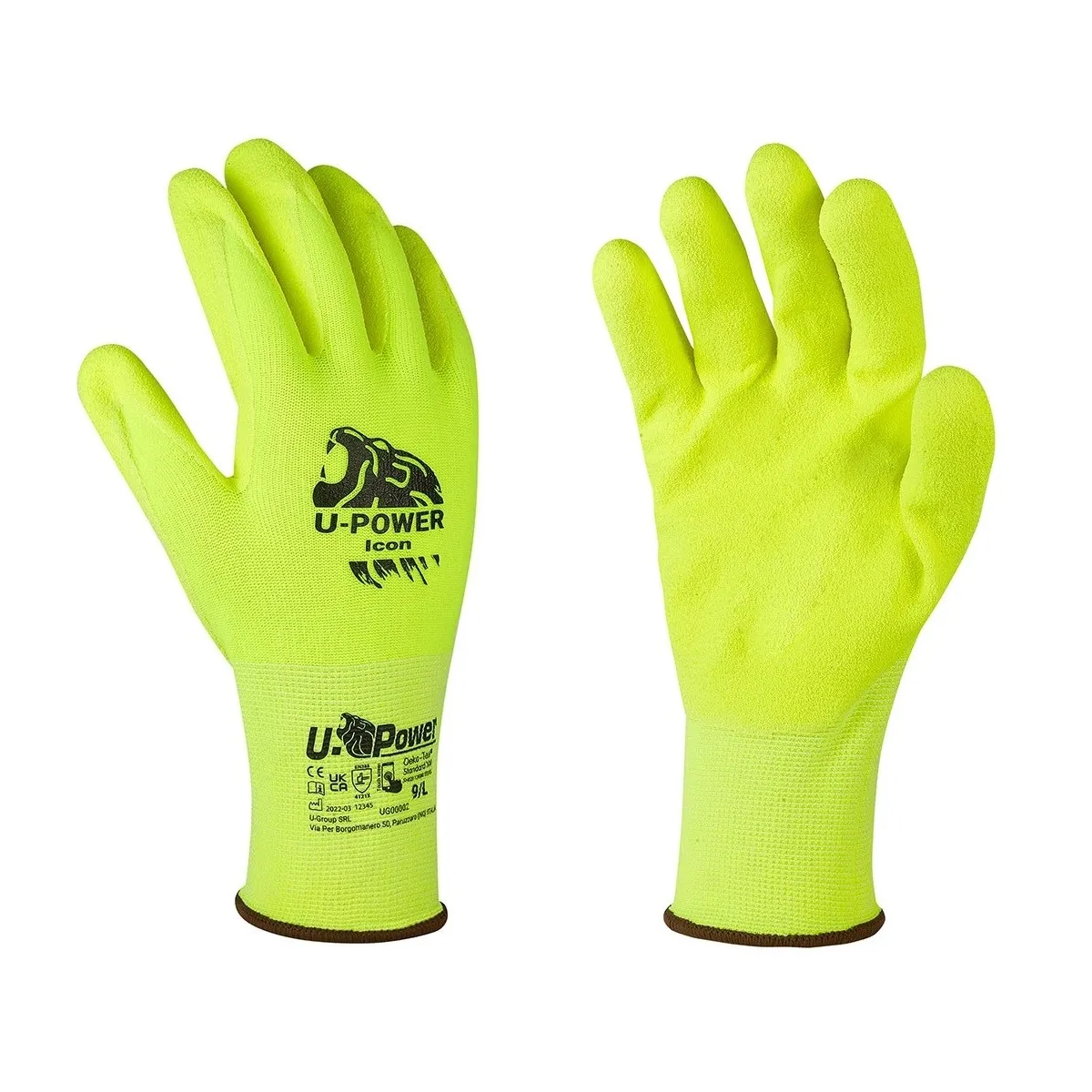 Guanti da Lavoro UPower Icon Giallo Fluo | Codice UG00002