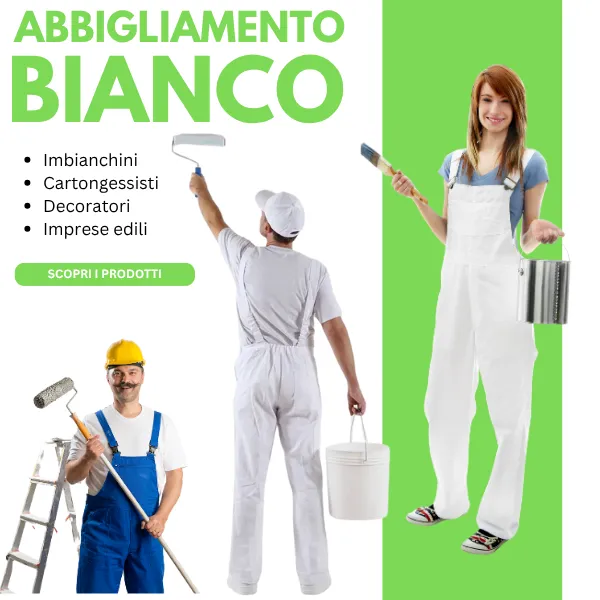 Abbigliamento Bianco da imbianchino