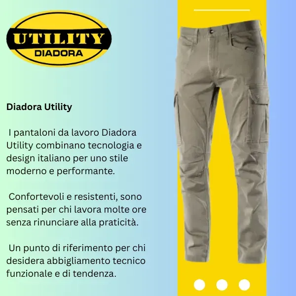 Pantaloni Diadora Utility